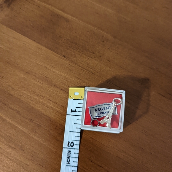 Argent Garanti Silver Eiffel Tower Paris Pendant or Charm - Picture 7 of 9